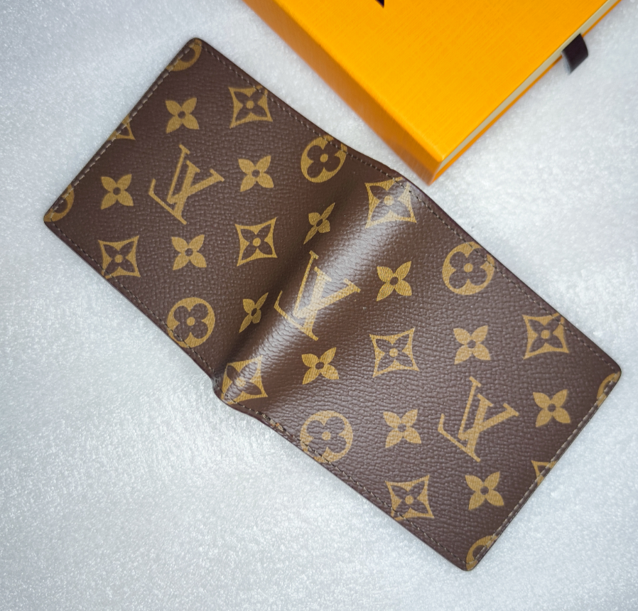 Cartera Monograma Marrón
