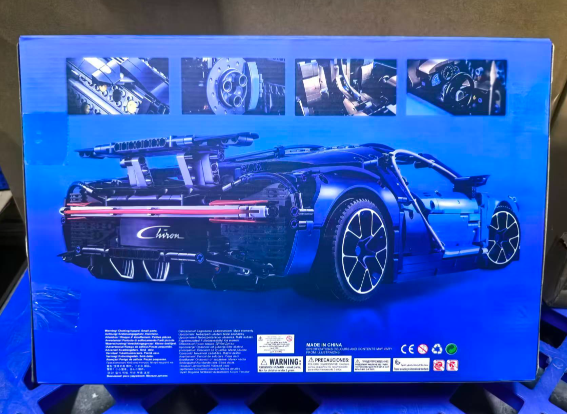 Set Construcción Superdeportivo Azul