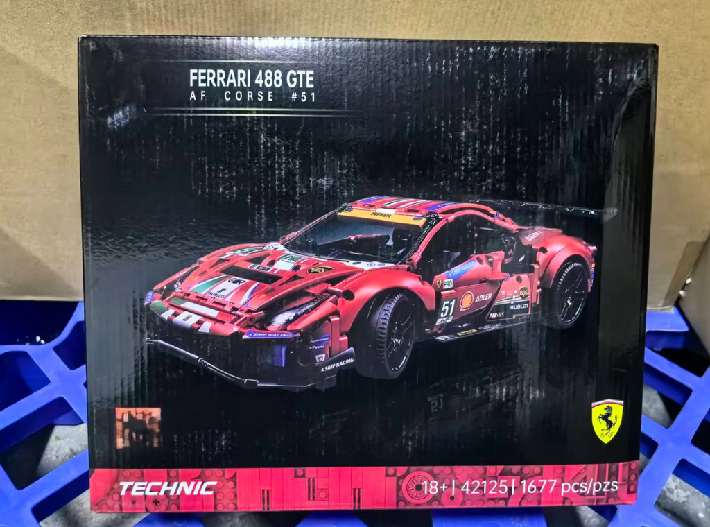 Set Construcción Coche Racing Rojo