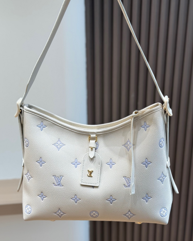 White Monogram Hobo Bag