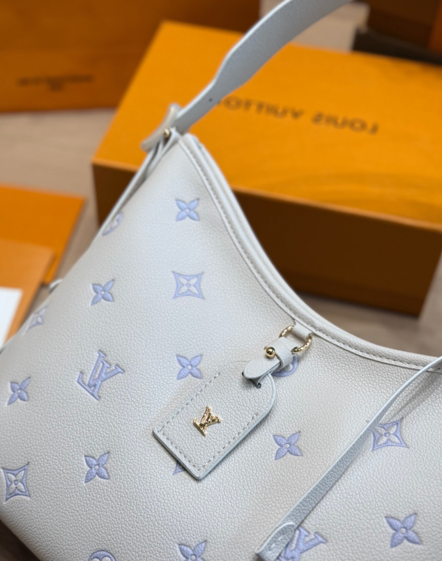 White Monogram Hobo Bag