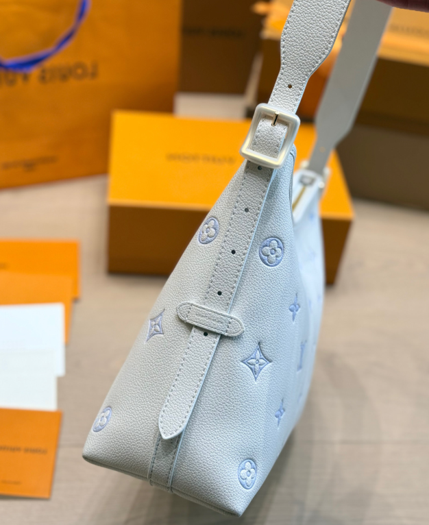 Bolso Hobo Monograma Blanco