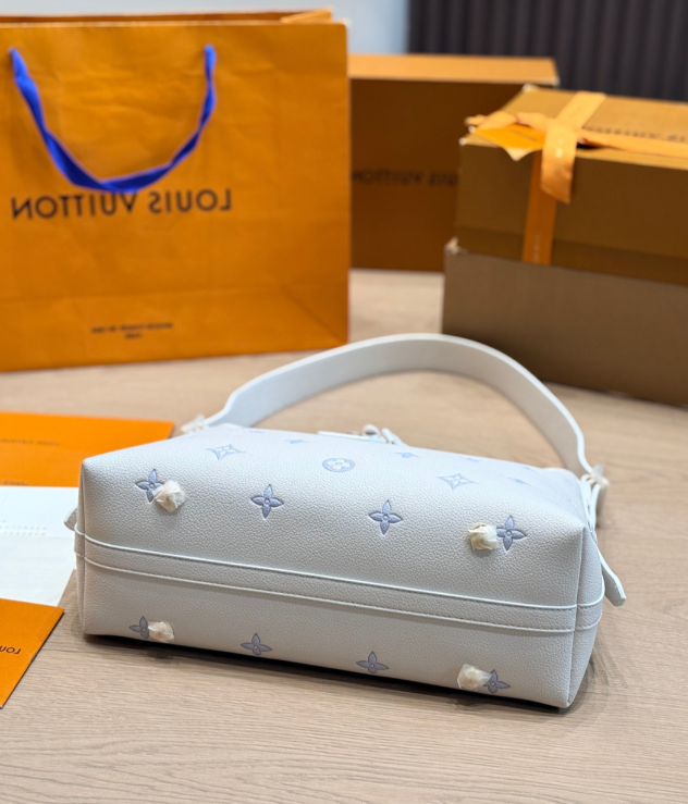 Bolso Hobo Monograma Blanco