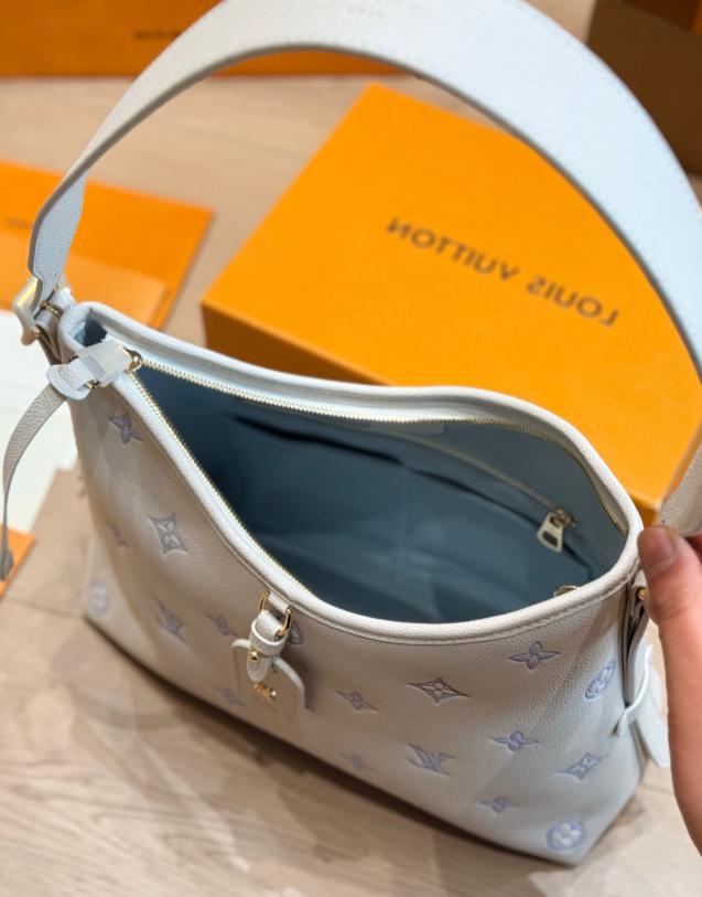 Bolso Hobo Monograma Blanco